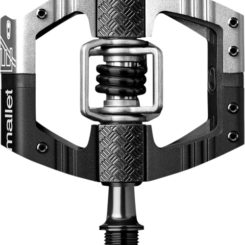 CRANKBROTHERS Mallet E LS Pedals - Black/Silver 16247