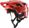 ALPINESTARS Vector Tech Helmet - Bright Red/Light Gray Glossy - MIPS? - Large 8700721-3199-LG