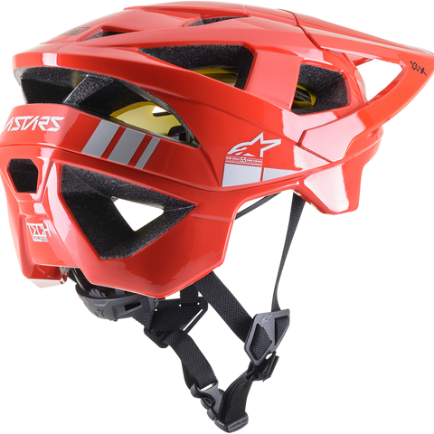 ALPINESTARS Vector Tech Helmet - Bright Red/Light Gray Glossy - MIPS? - Small 8700721-3199-SM