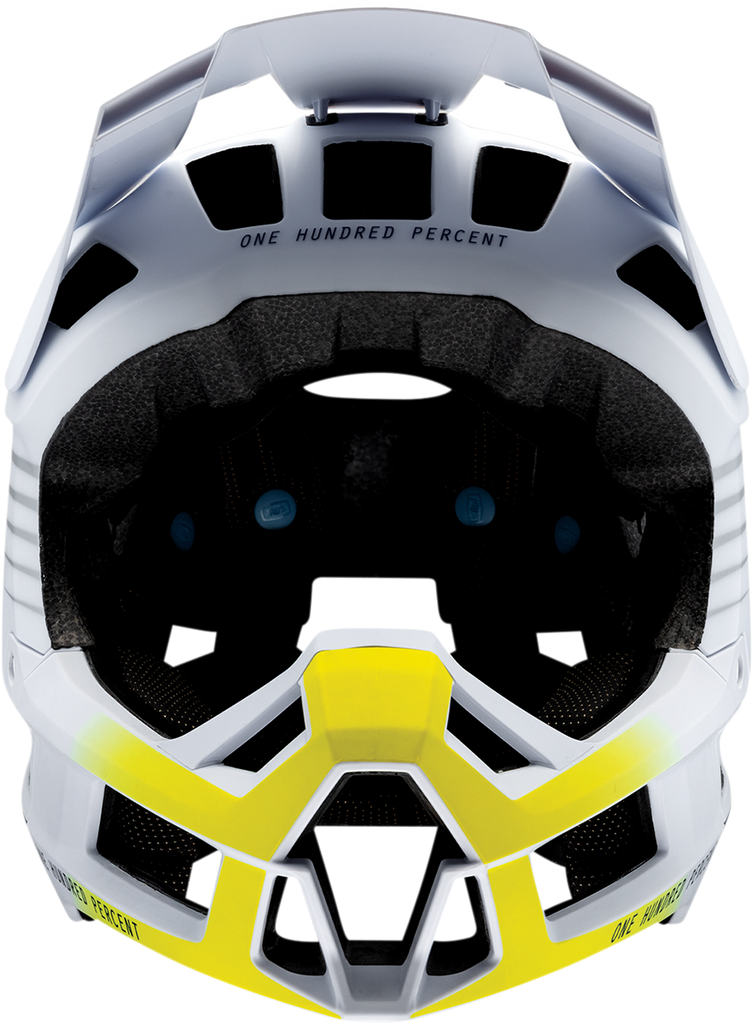 100% Trajecta Helmet - Fidlock - Black/White - Large 80003-00007