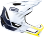 100% Trajecta Helmet - Fidlock - Black/White - Large 80003-00007