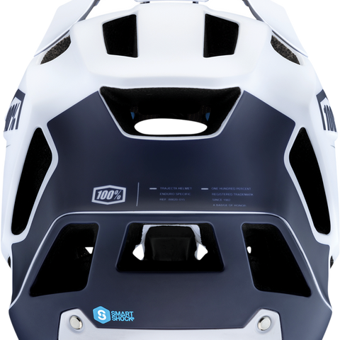 100% Trajecta Helmet - Fidlock - Black/White - Small 80003-00005
