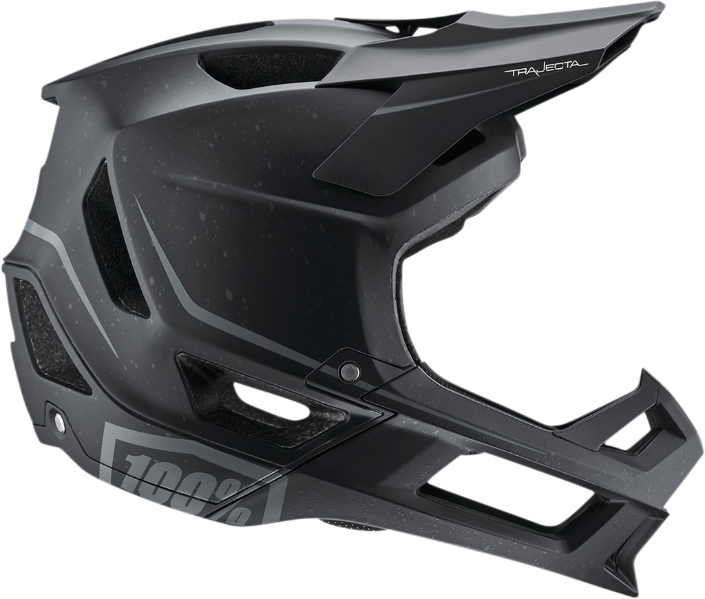 100% Trajecta Helmet - Fidlock - Black - XL 80003-00004