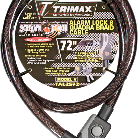 TRIMAX Alarm Cable Lock TAL2572