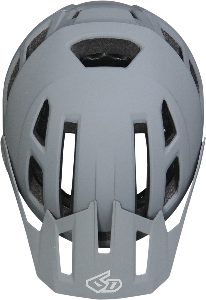 6D HELMETS ATB-2T Helmet - Ascent - Gray Matte - M/L 23-0086