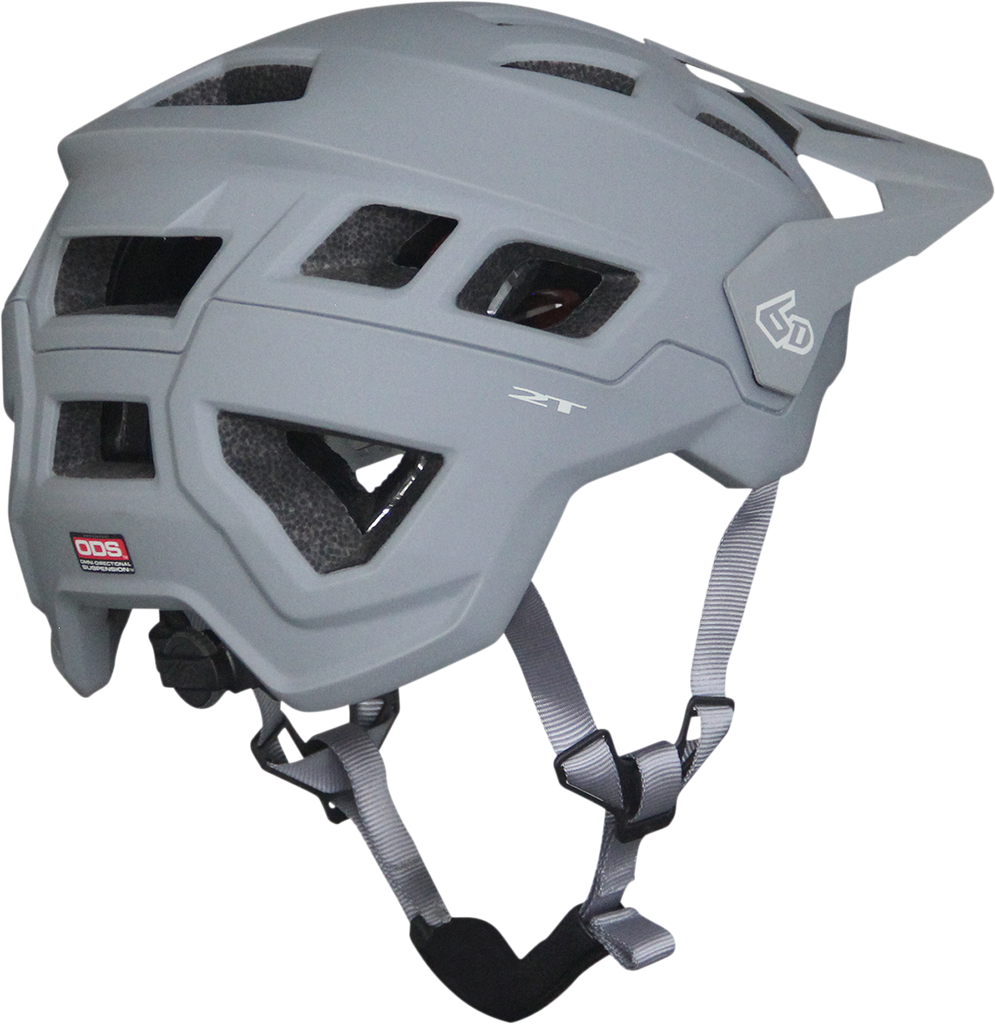 6D HELMETS ATB-2T Helmet - Ascent - Gray Matte - M/L 23-0086