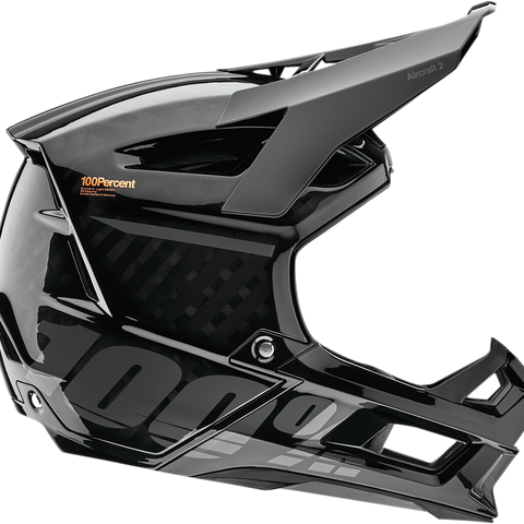 100% Aircraft 2 Helmet - Black - Large 80002-00003