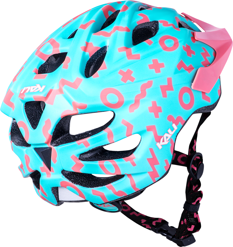 KALI Youth Chakra Plus Helmet - Zwiggles - Matte Seafoam/Salmon 0221421212