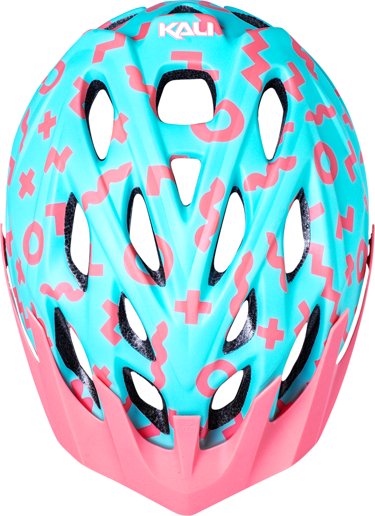 KALI Youth Chakra Plus Helmet - Zwiggles - Matte Seafoam/Salmon 0221421212