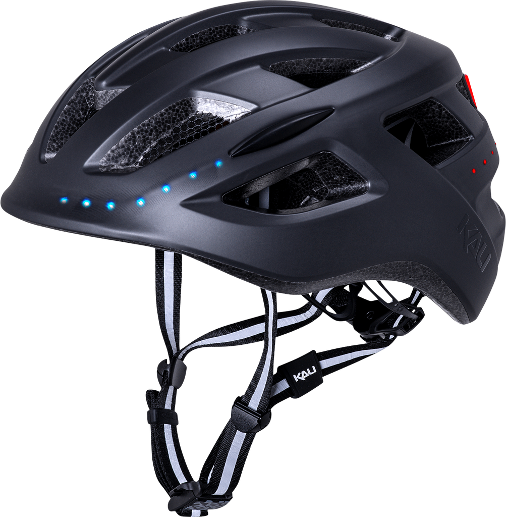 KALI Central Lit Helmet - Matte Black - S/M 0250521216