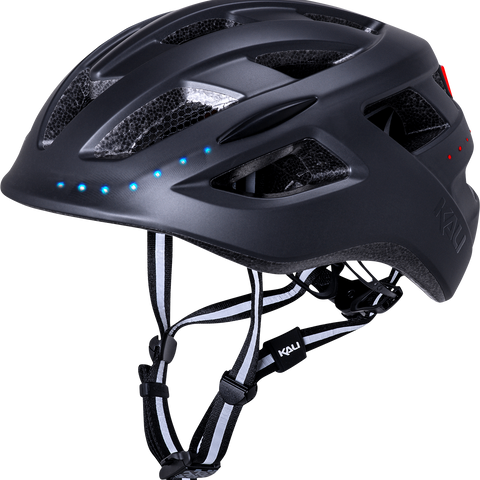 KALI Central Lit Helmet - Matte Black - L/XL 0250521217