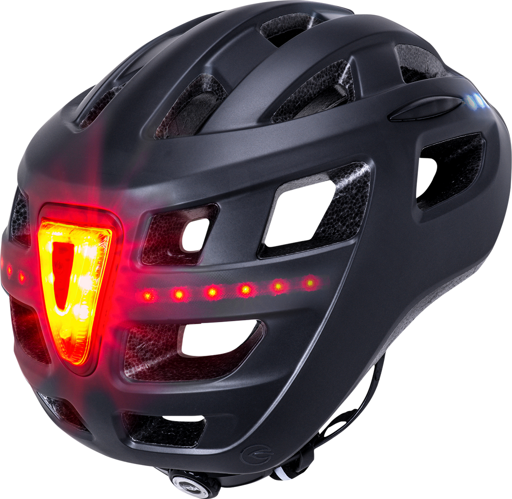 KALI Central Lit Helmet - Matte Black - S/M 0250521216