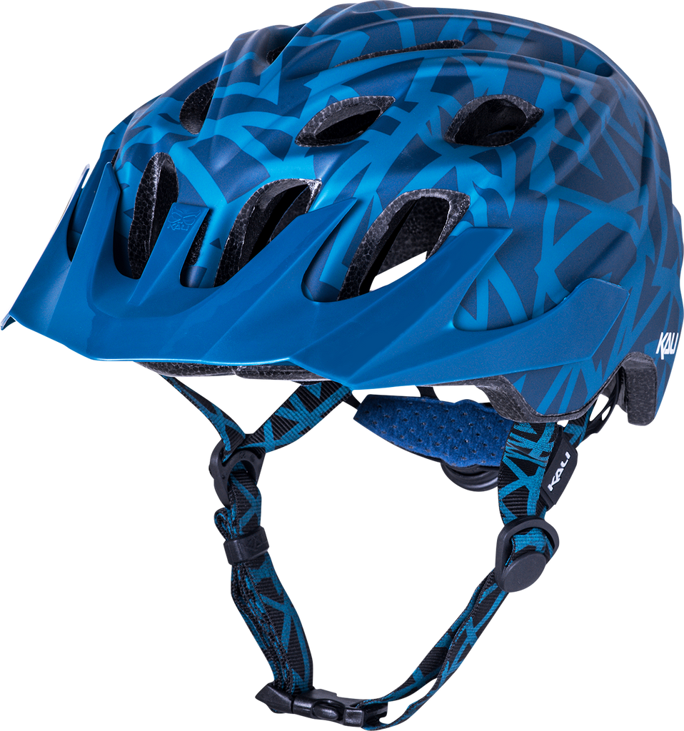 KALI Youth Chakra Plus Helmet - Pyramid - Matte Teal 0221421122