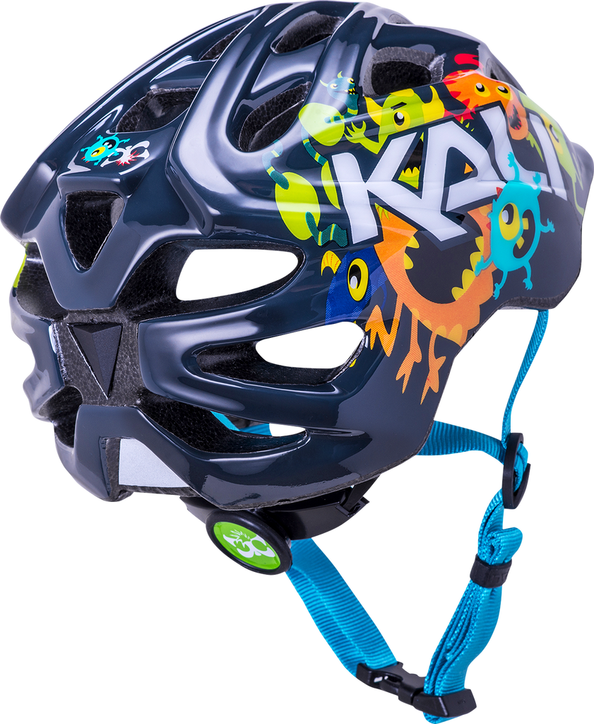 KALI Child Chakra Helmet - Monsters - Black - Small 0221020425