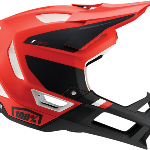 100% Trajecta Helmet - Fidlock - Cargo - Fluo Red - Large 80003-00011