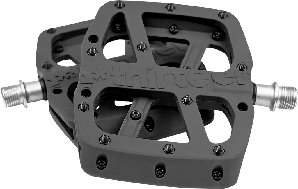 E*THIRTEEN Base Pedals - Flat - Black PD2USA-100