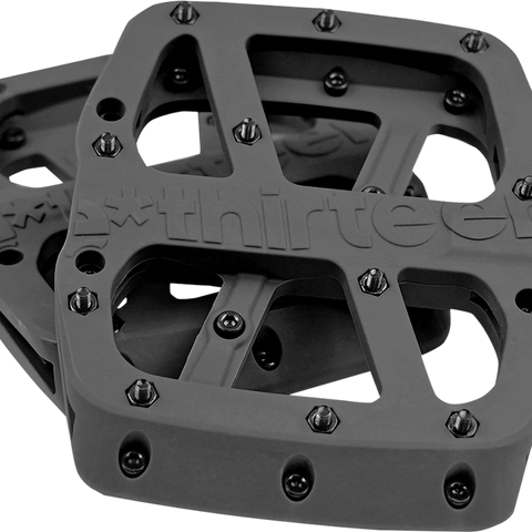 E*THIRTEEN Base Pedals - Flat - Black PD2USA-100