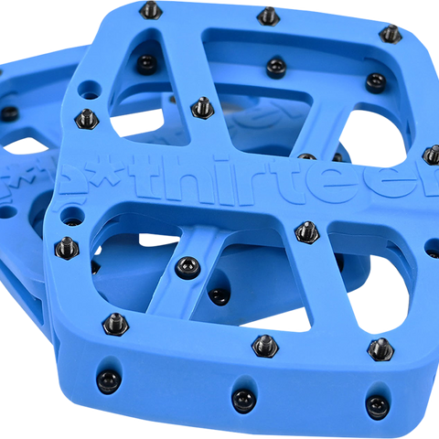 E*THIRTEEN Base Pedals - Flat - Blue PD2USA-102