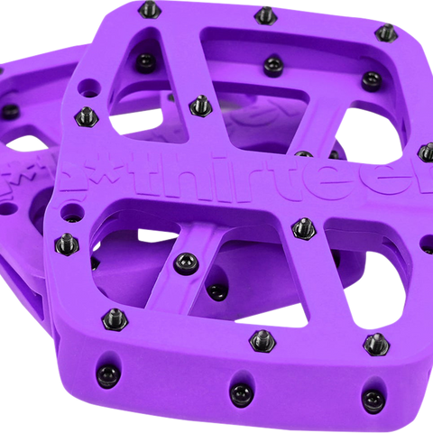 E*THIRTEEN Base Pedals - Flat - Eggplant PD2USA-103