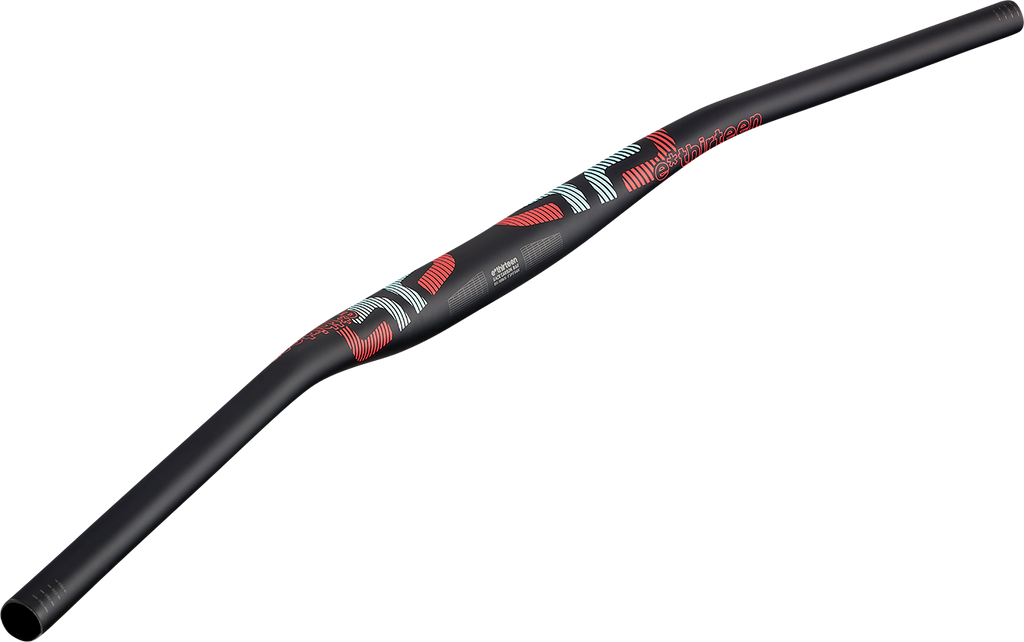 E*THIRTEEN Race Carbon Handlebar - 35 mm - 35 mm Rise - Seafoam Red HA1URA-105