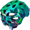 KALI Child Chakra Lighted Helmet - Jungle - Gloss Green - XS 0221022214