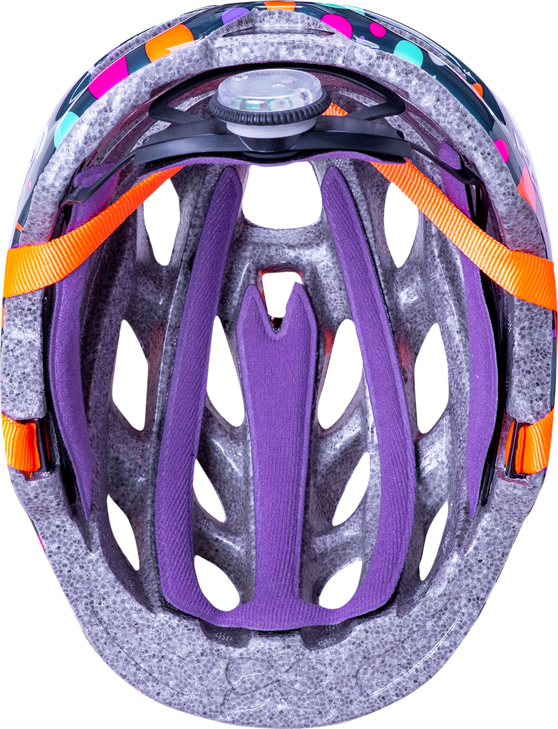 KALI Child Chakra Lighted Helmet - Confetti - Gloss Teal - Small 0221022135