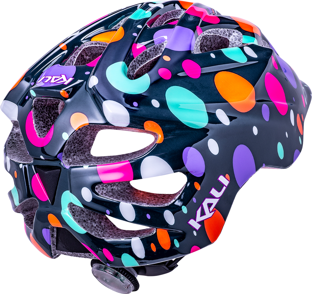 KALI Child Chakra Lighted Helmet - Confetti - Gloss Teal - Small 0221022135