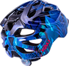 KALI Child Chakra Lighted Helmet - Jungle - Gloss Blue - Small 0221022225