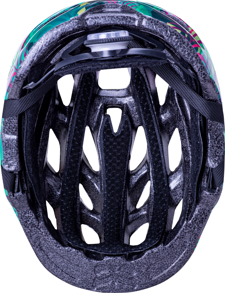 KALI Child Chakra Lighted Helmet - Jungle - Gloss Green - Small 0221022215