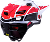 KALI Child Maya Full Face Helmet - Race - Gloss White/Red/Black 0221922112