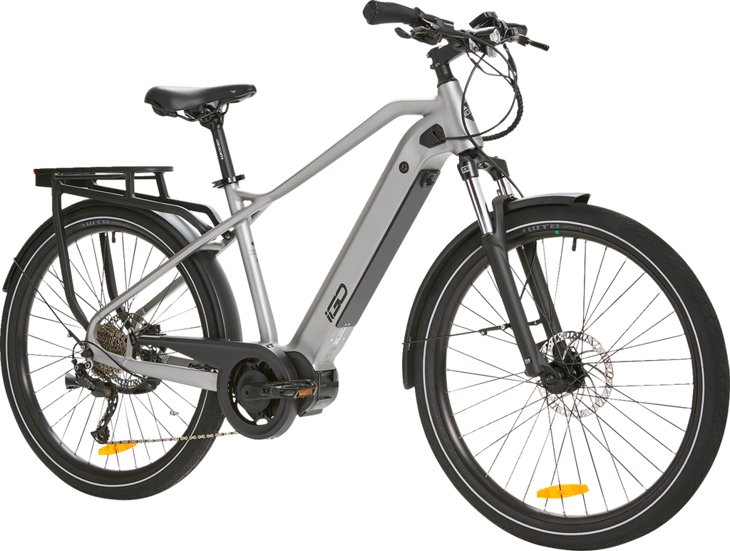 IGO ELECTRIC BIKES Discovery Yorkville LS E-Bike - Platinum - Hybrid 100-222-000