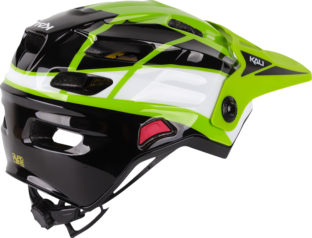 KALI Child Maya Full Face Helmet - Race - Gloss Lime/White/Black - OS 0221923322