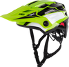 KALI Child Maya Full Face Helmet - Race - Gloss Lime/White/Black - OS 0221923322