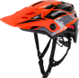 KALI Child Maya Full Face Helmet - Race - Gloss Orange/Gray/Black - OS 0221923312