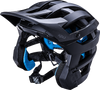 KALI Open Face Invader Helmet - Black - XS-M 0211223116