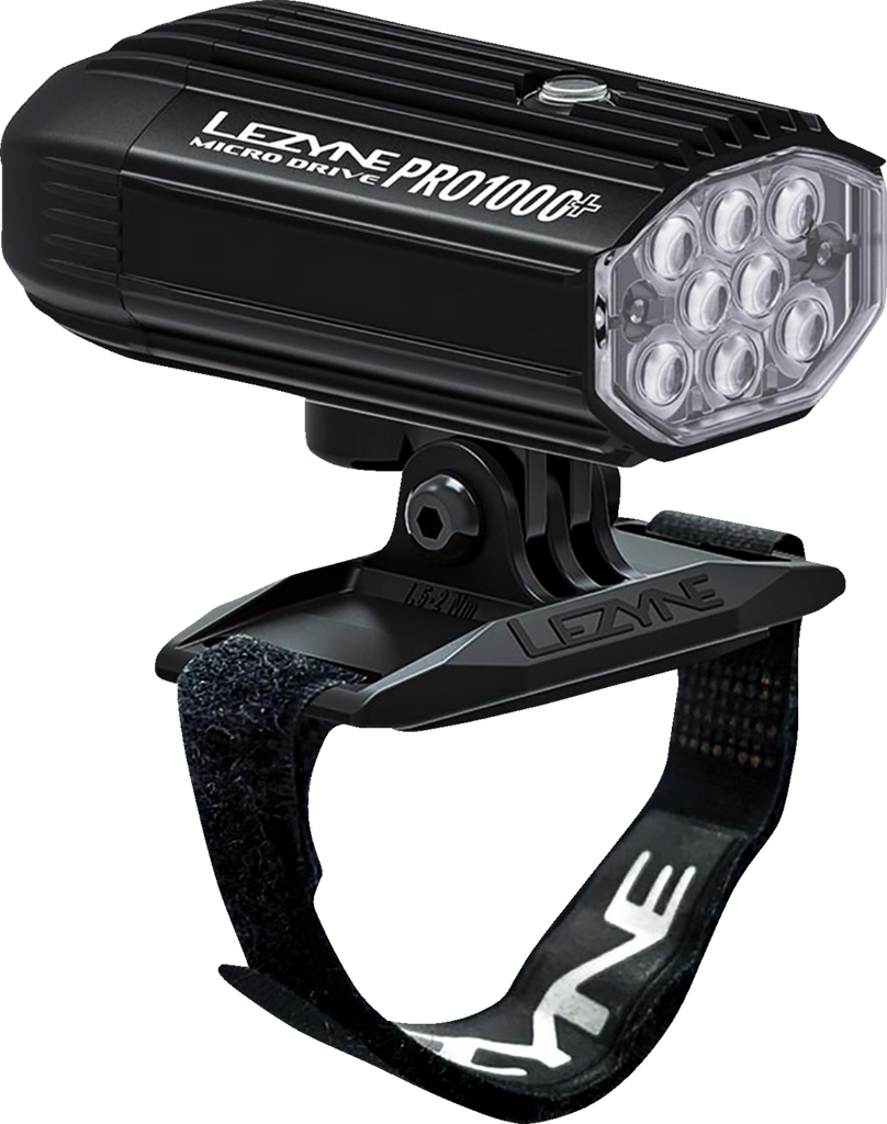 LEZYNE Helmet Micro Drive Pro 1000+ Helmet Light - LED - 1000 lumens 1-LED-25H-V337