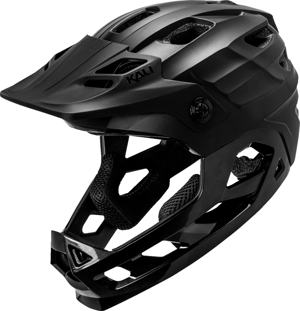 KALI Child Maya Full Face Helmet - Race - Black - OS 0221924112