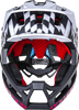 KALI DH Invader Helmet - LTD Glitch - Matte Black/White/Red - XS-M 0211323216