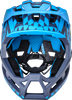 KALI DH Invader Helmet - LTD Glitch - Matte Navy/Cyan - L-2XL 0211323227