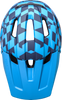 KALI DH Invader Helmet - LTD Glitch - Matte Navy/Cyan - XS-M 0211323226